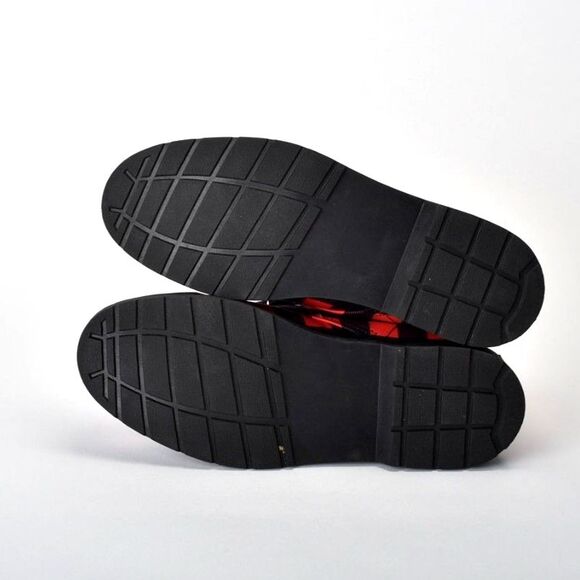 Yes We Vibe, Red Buffalo Plaid Size 8.5 Mens, Women's 10 - Picture 4 of 7